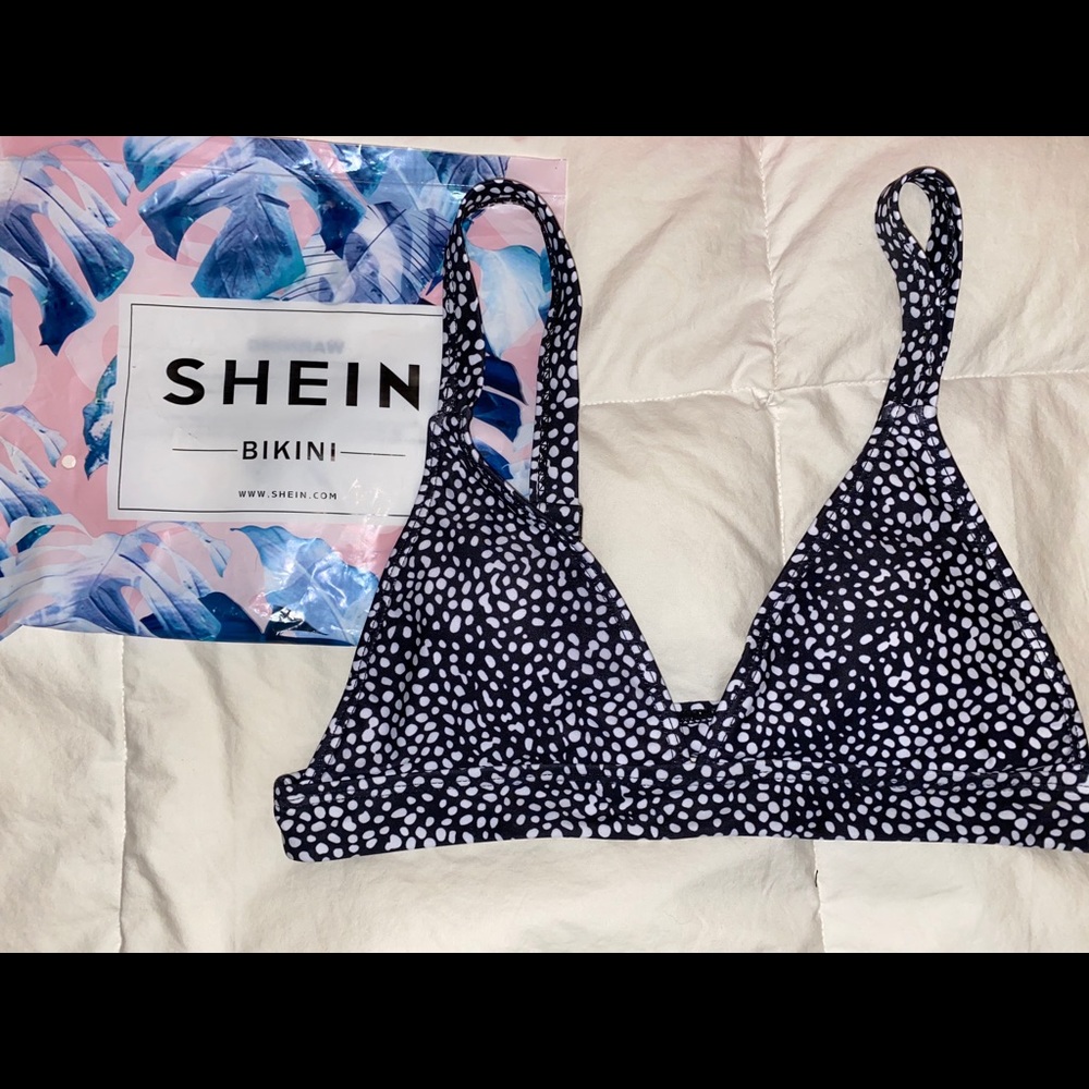 Shein Polka Dot Bikini Top
